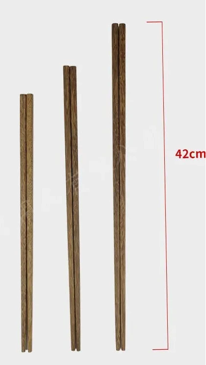 Palillos de madera más largos para olla caliente (1 par)