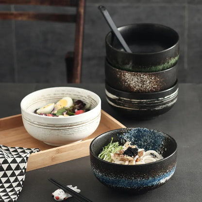 Creative Japanese Style Ceramic Noodle Bowl