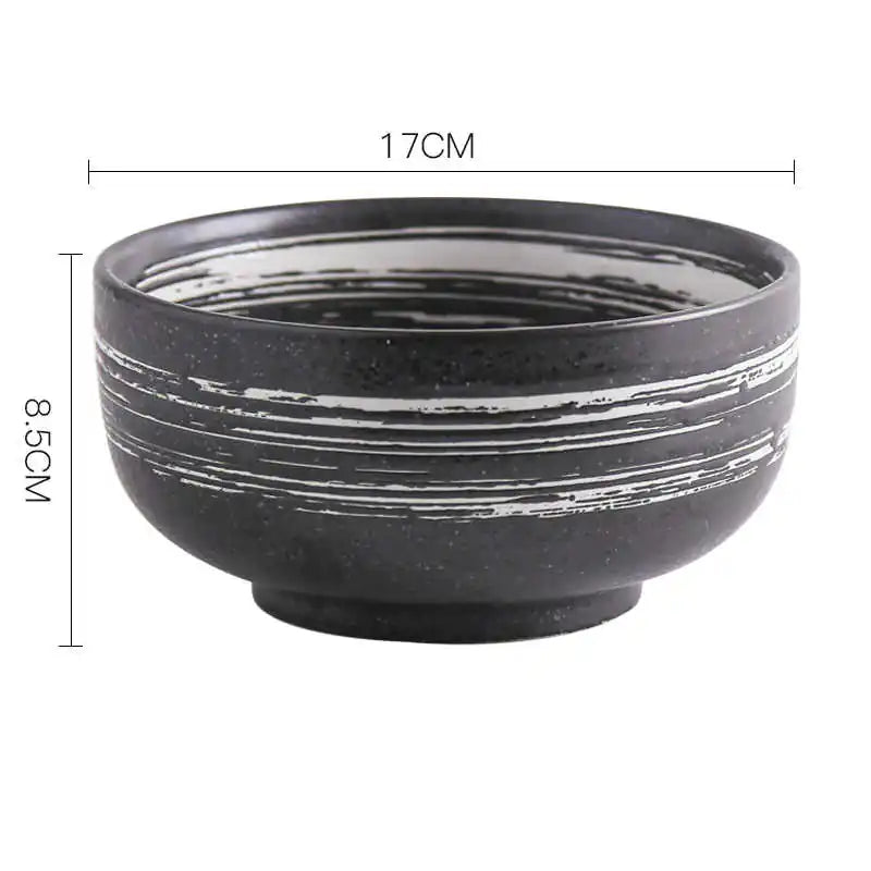 Creative Japanese Style Ceramic Noodle Bowl