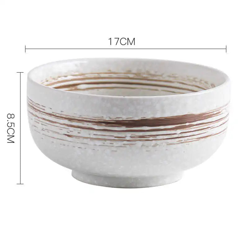 Creative Japanese Style Ceramic Noodle Bowl