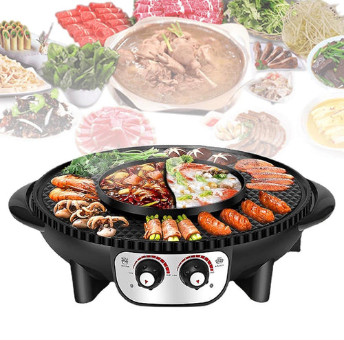 HOTPOT 2 en 1 Barbacoa y Olla Caliente